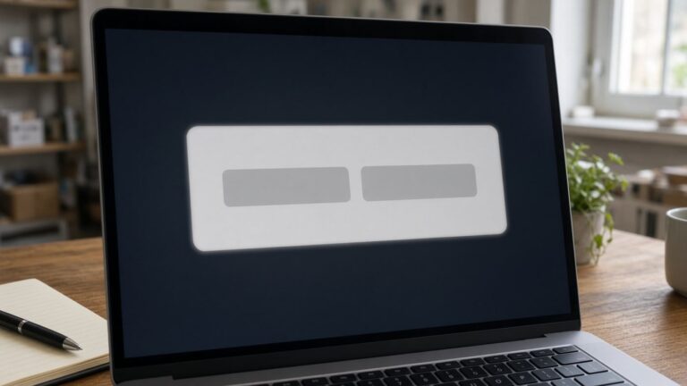Laptop mit einem unscharfen Cookie-Fenster und zwei gleichen Schaltflächen