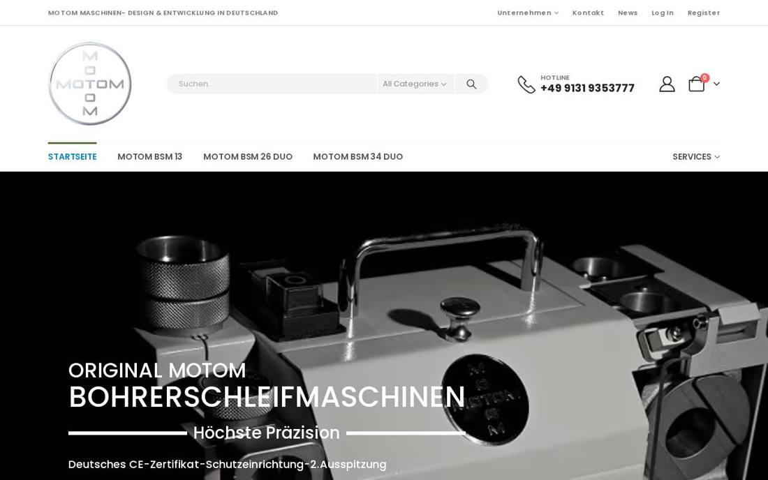 Aktuelle Startseite von bohrerschleifmaschine.de