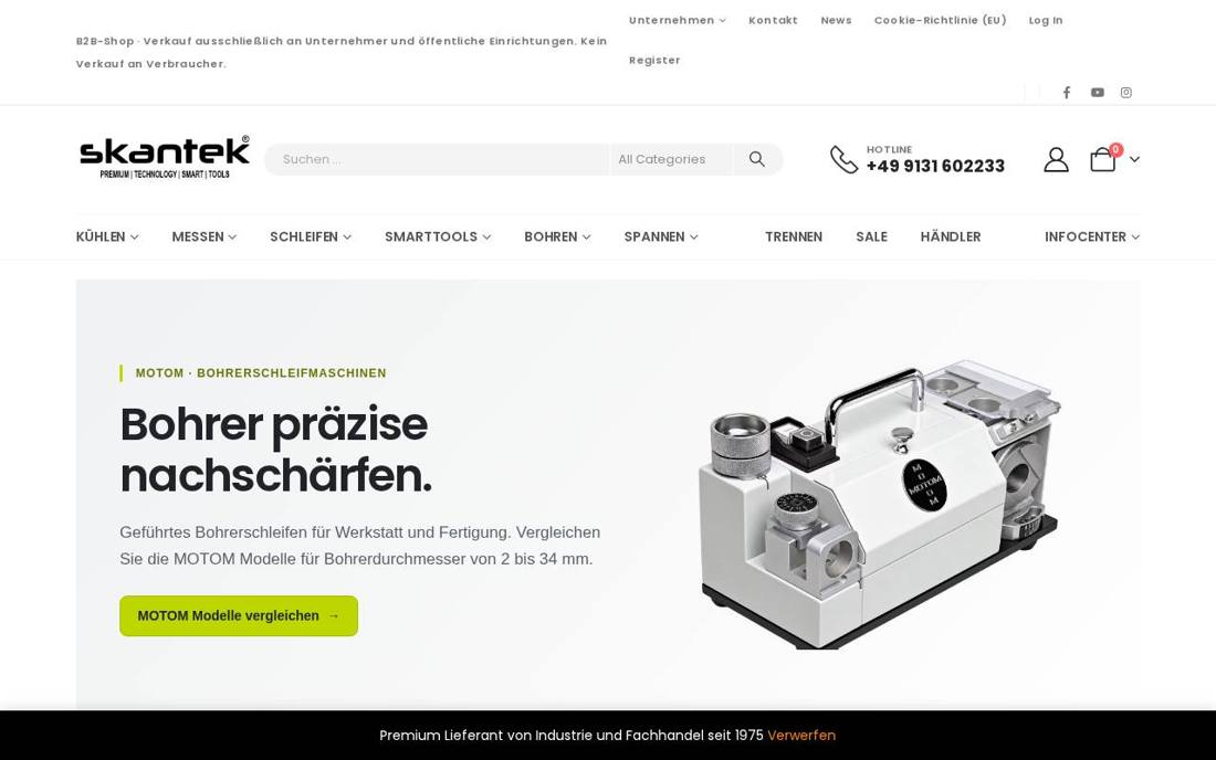 Aktuelle Startseite von skantek.net